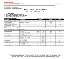 pdf shd526060 sensitron semiconductor adjustable negative