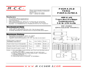 P4SMAJ15CA.pdf