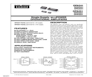 OPA2251UA/2K5G4.pdf