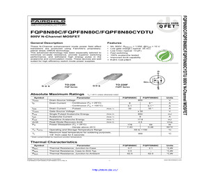 FQPF8N80C.pdf